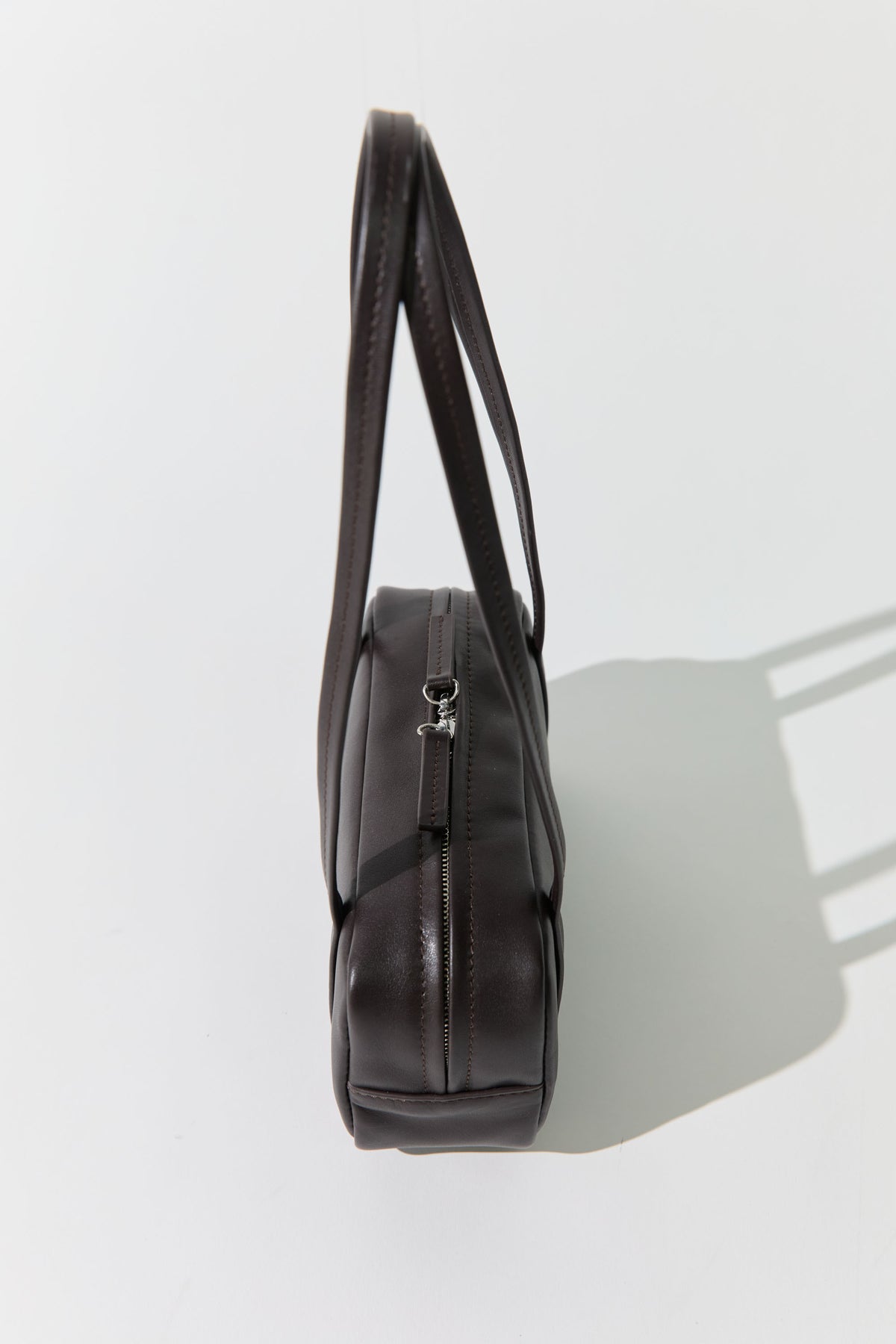 Petit Dual Zip Bag - Coffee