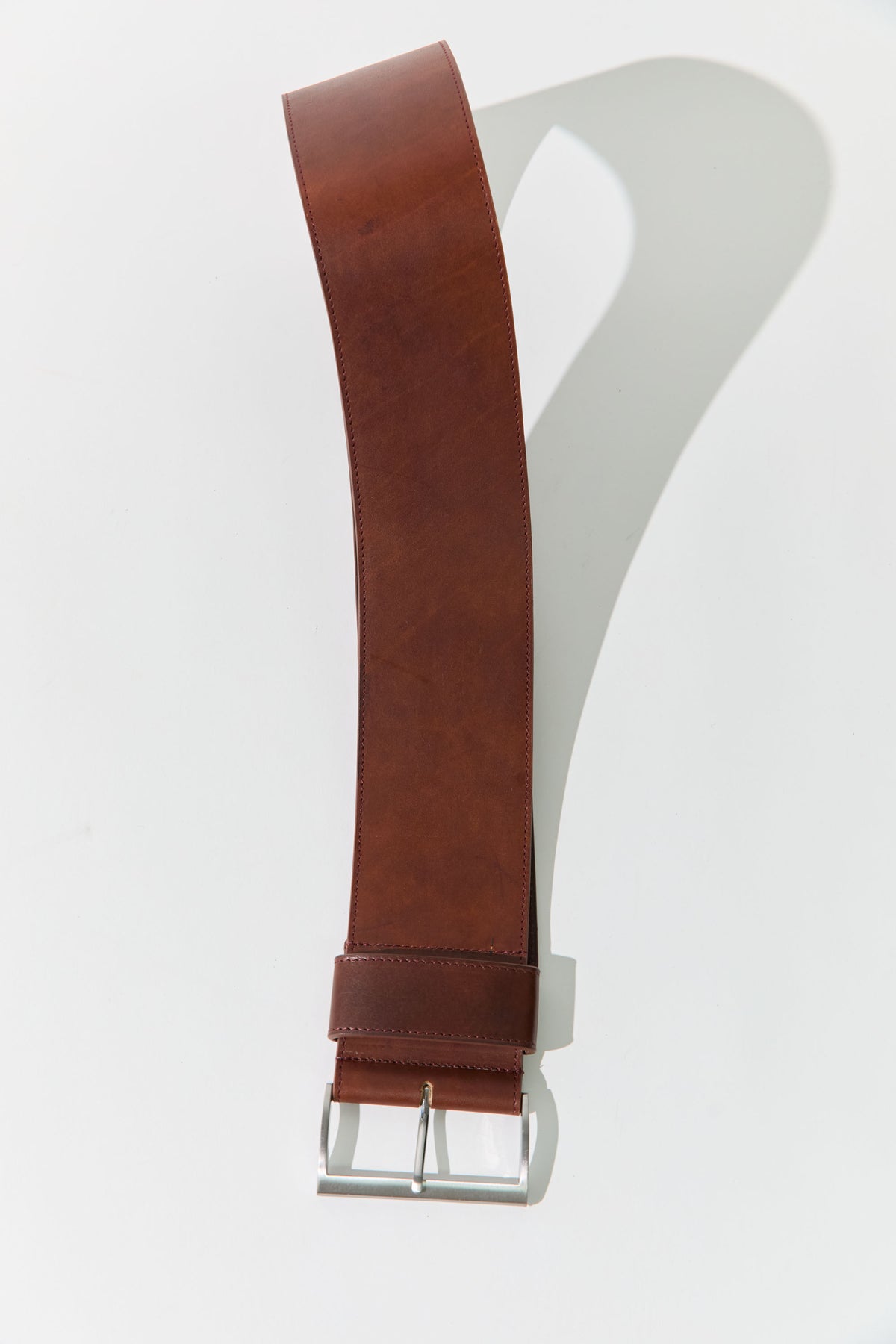 Wide Classic Belt - Chestnut