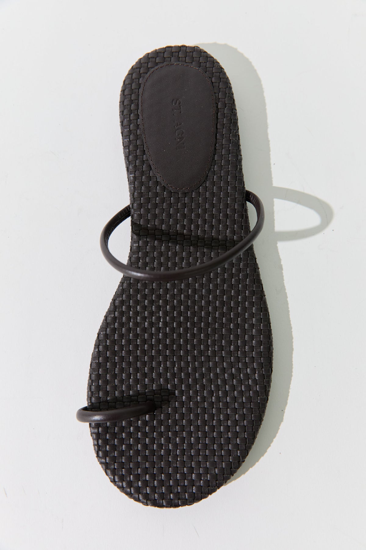 Woven Minimal Slide - Coffee