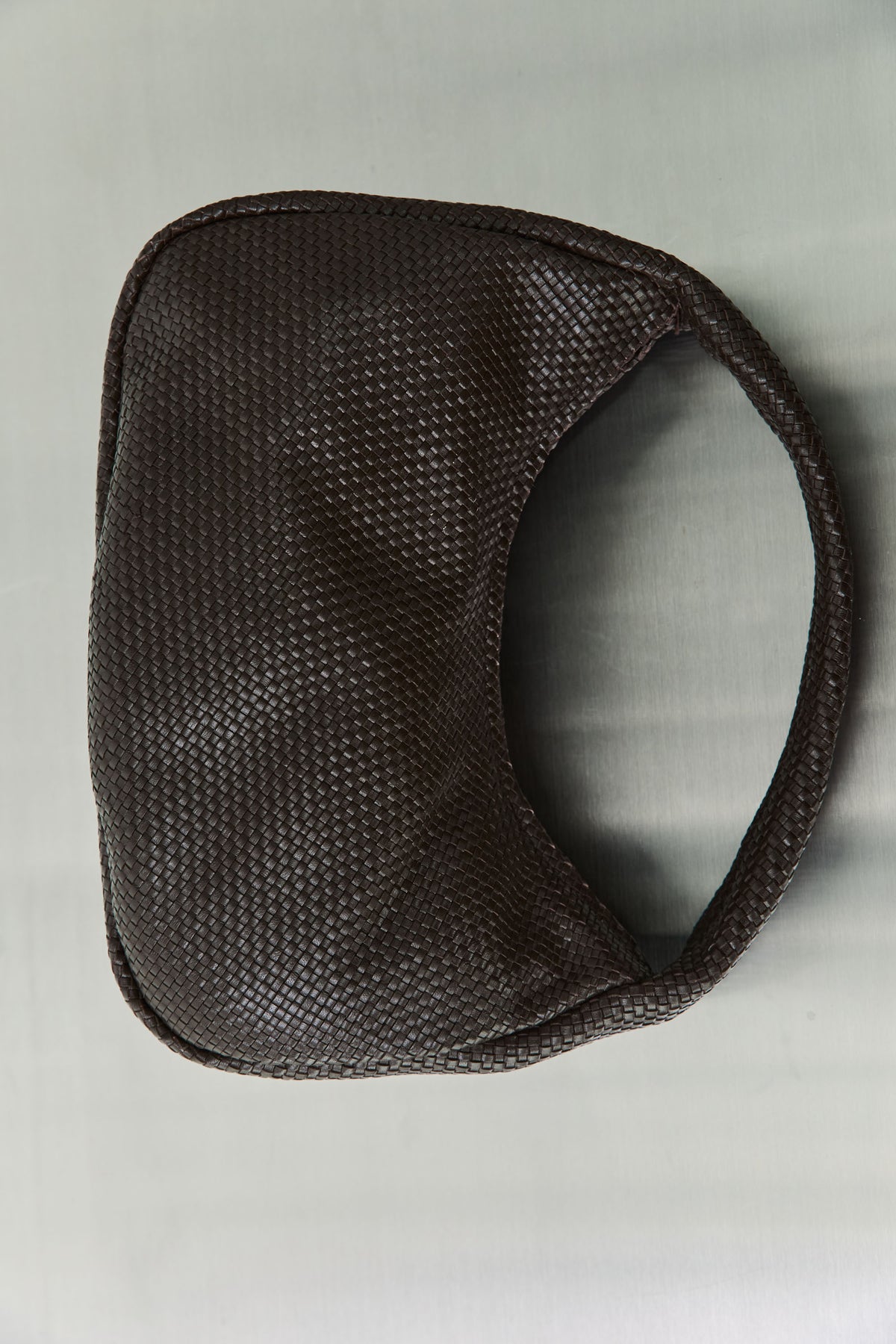 Woven Large Bon Bon Bag - Coffee