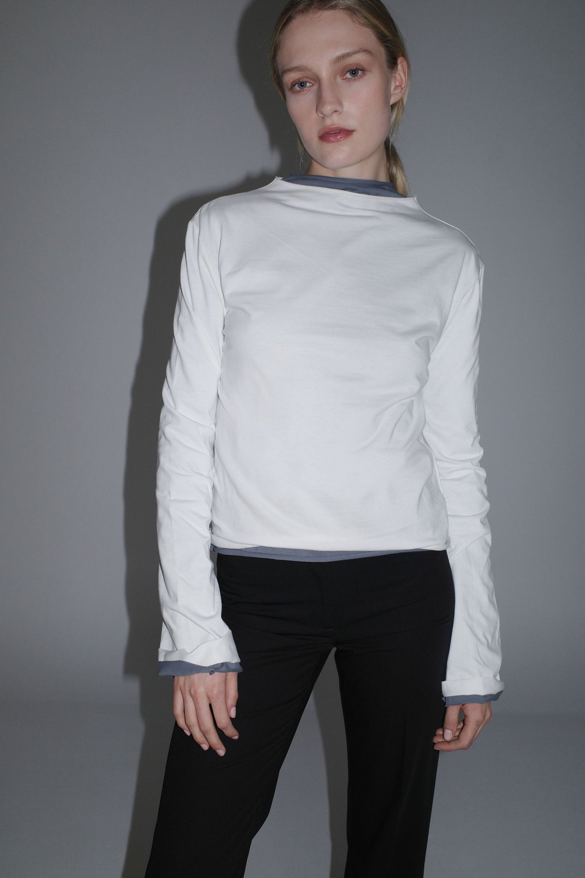 Funnel Neck Long Sleeve - Stormy Weather