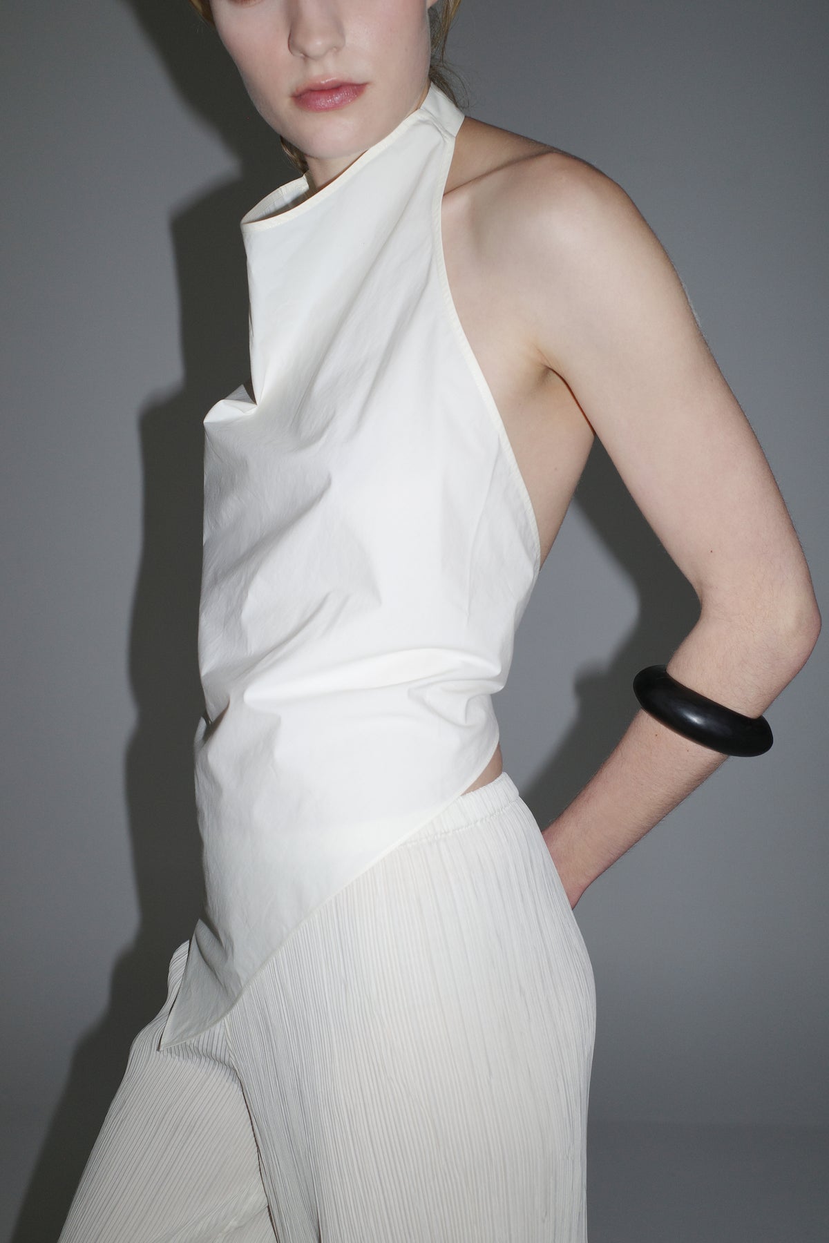 Cotton Tie Top - Birch