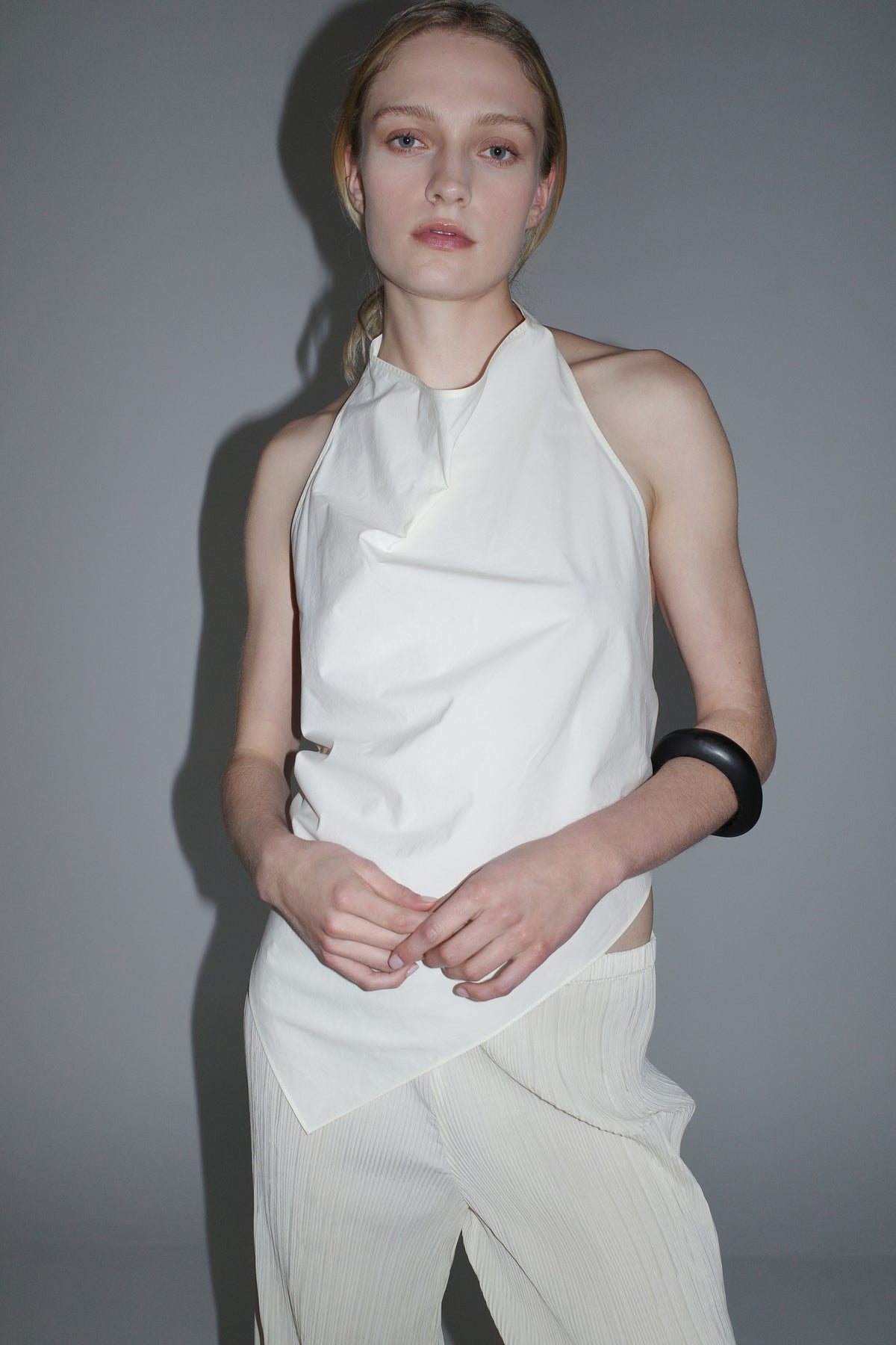 Cotton Tie Top - Birch