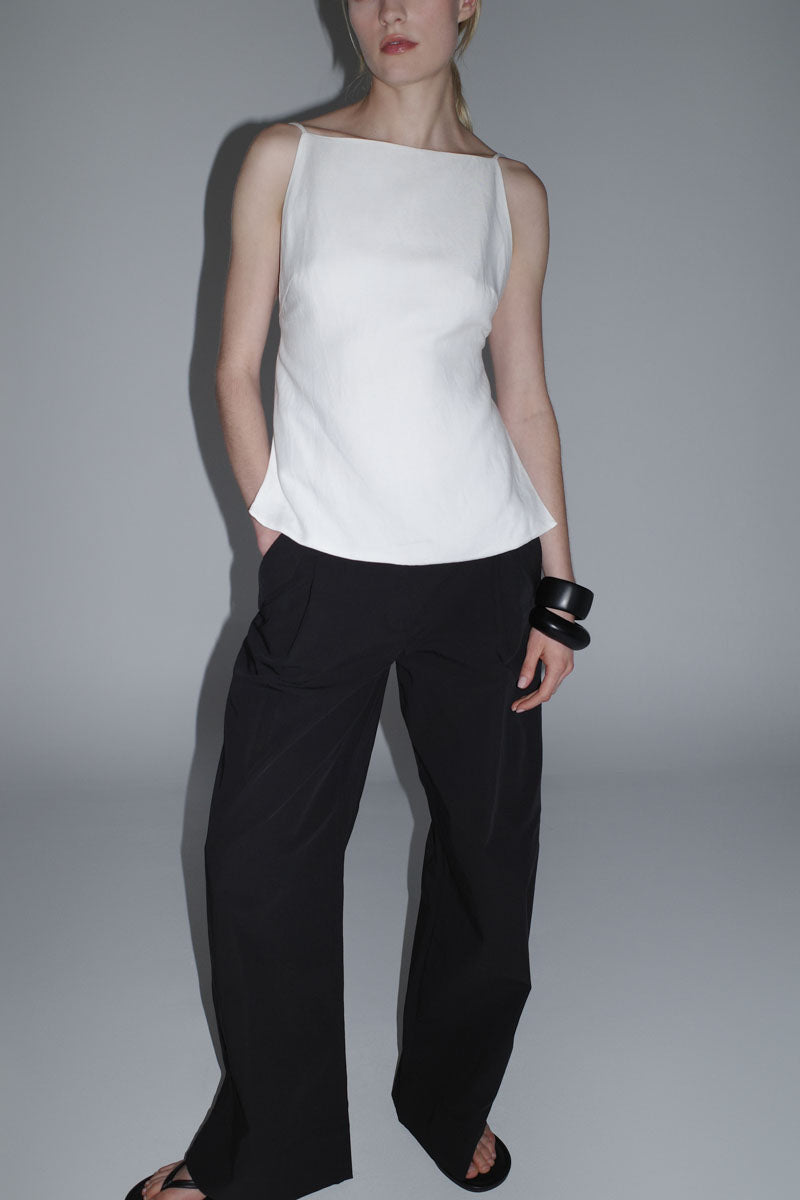 Square Backless Top - Salt