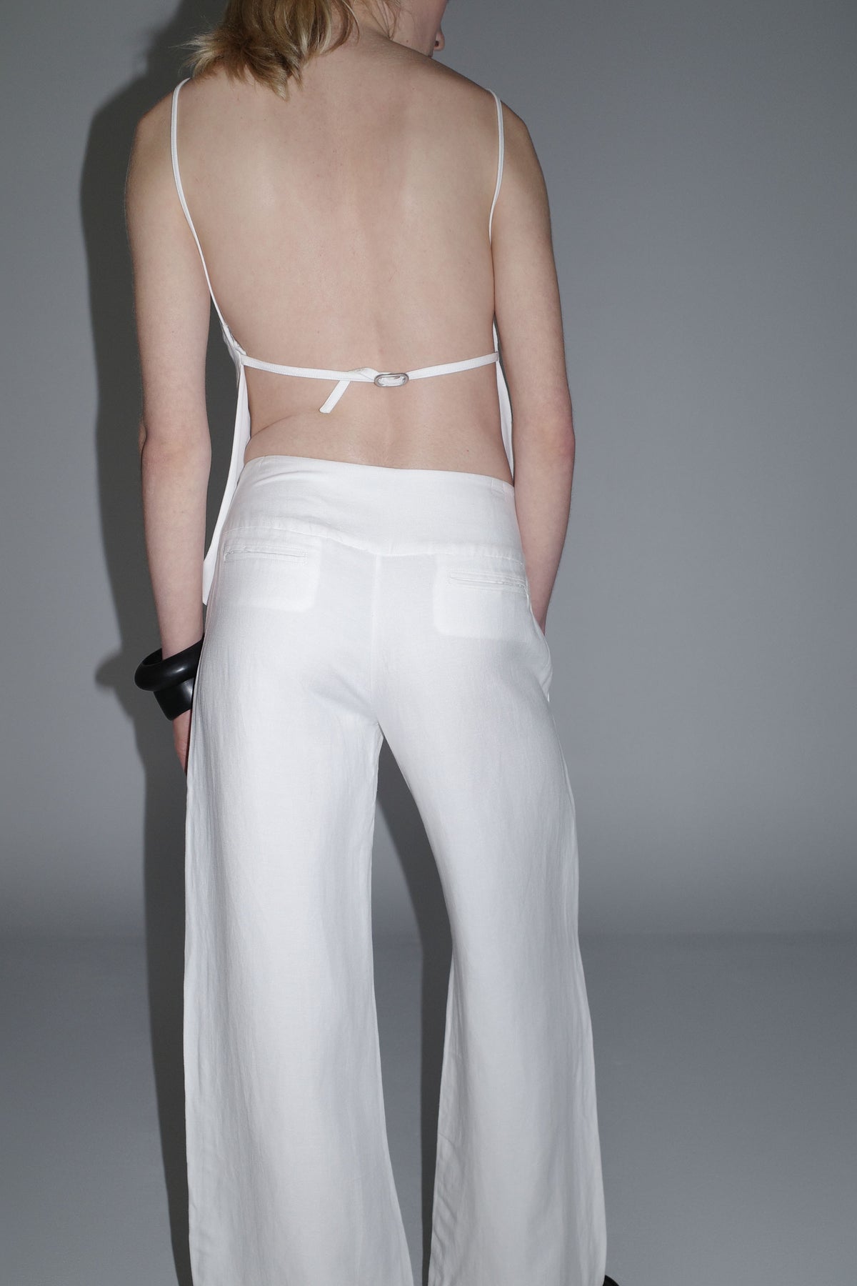 Square Backless Top - Salt