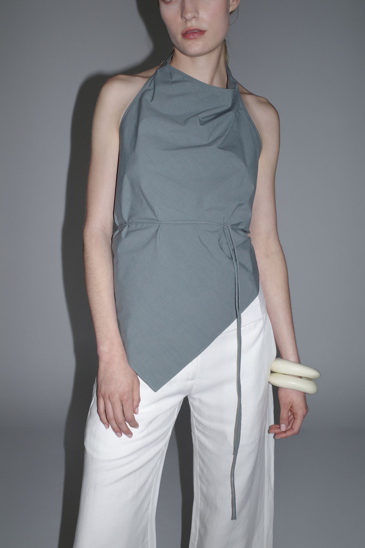 Cotton Tie Top - Stormy Weather