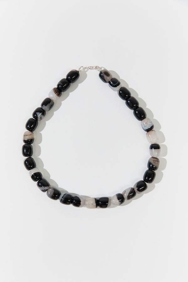 St Agni x Vermeer Ford Necklace - Black Agate