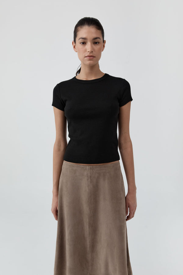 Organic Cotton Baby Tee - Jet Black