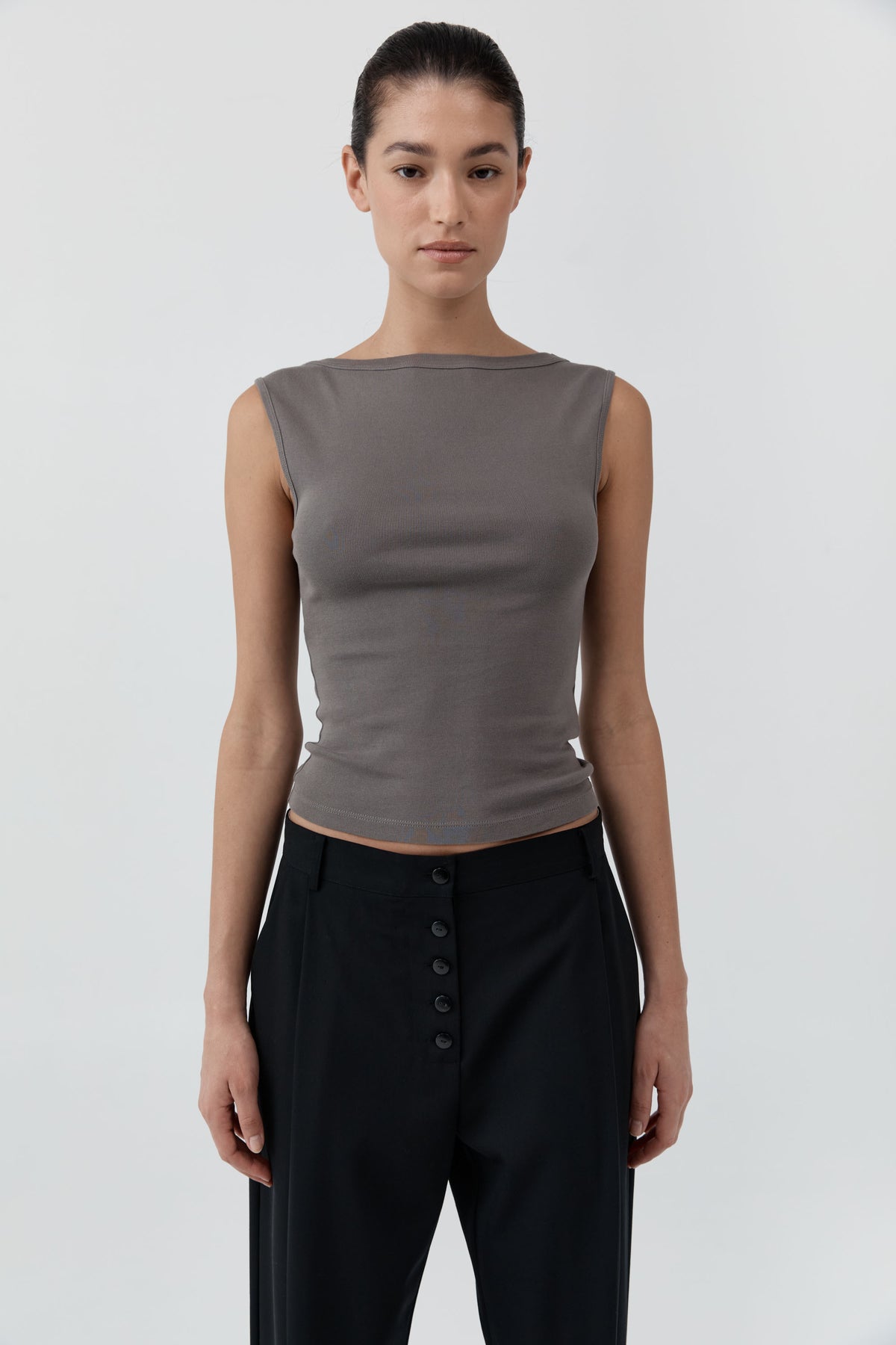 Organic Cotton Ballerina Top - Clay