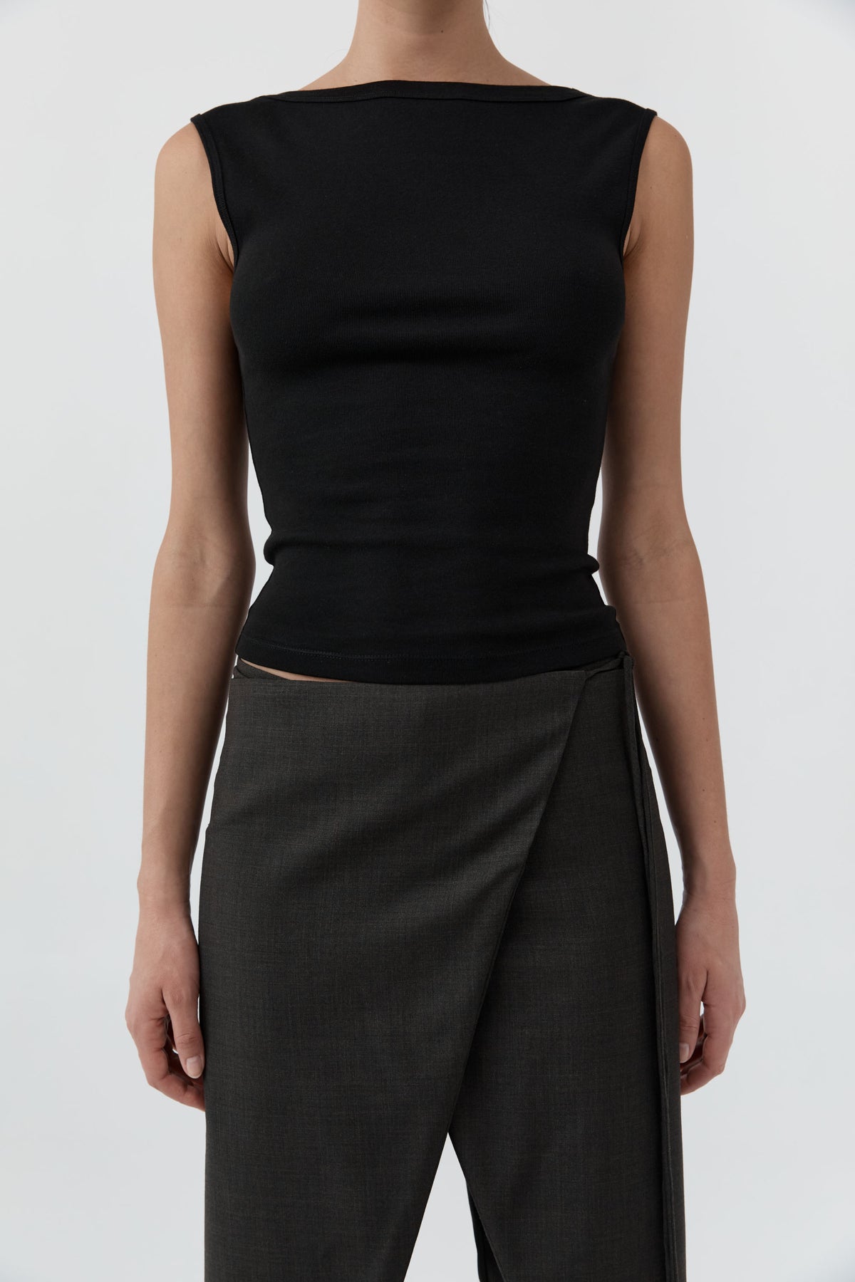 Wrap Rouleau Pants - Umber