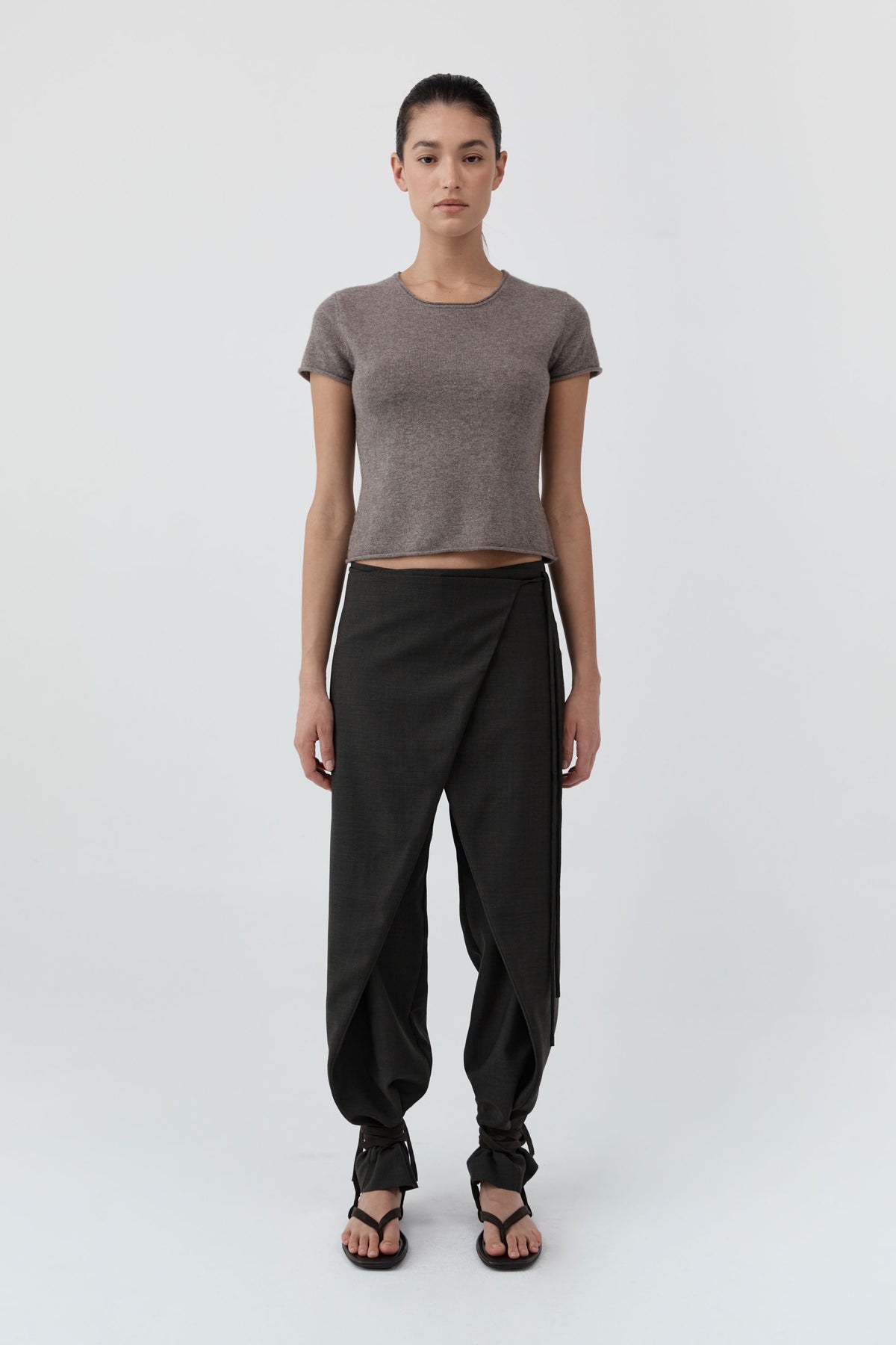 Fine Merino Wool Baby Tee - Vapor
