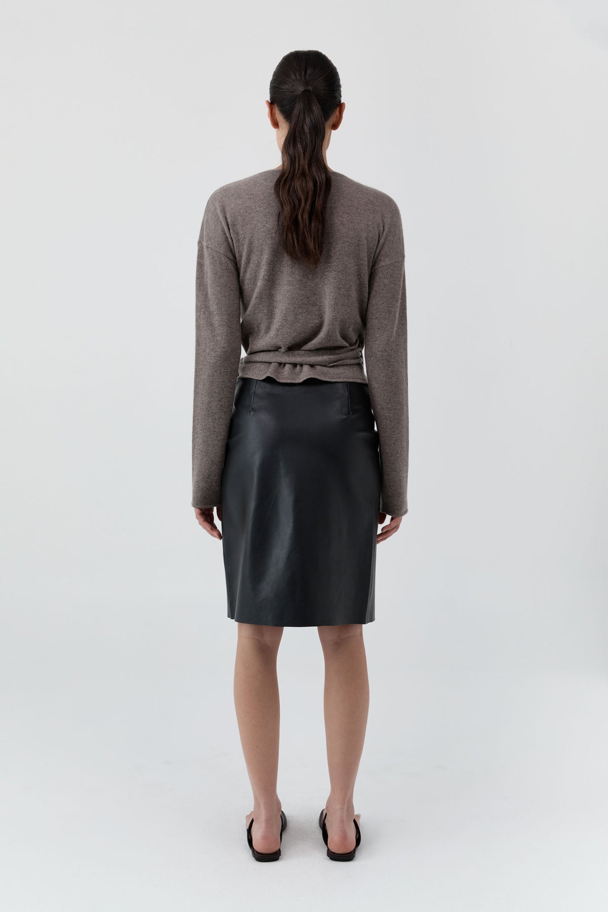 Cashmere Wrap Cardigan - Vapor