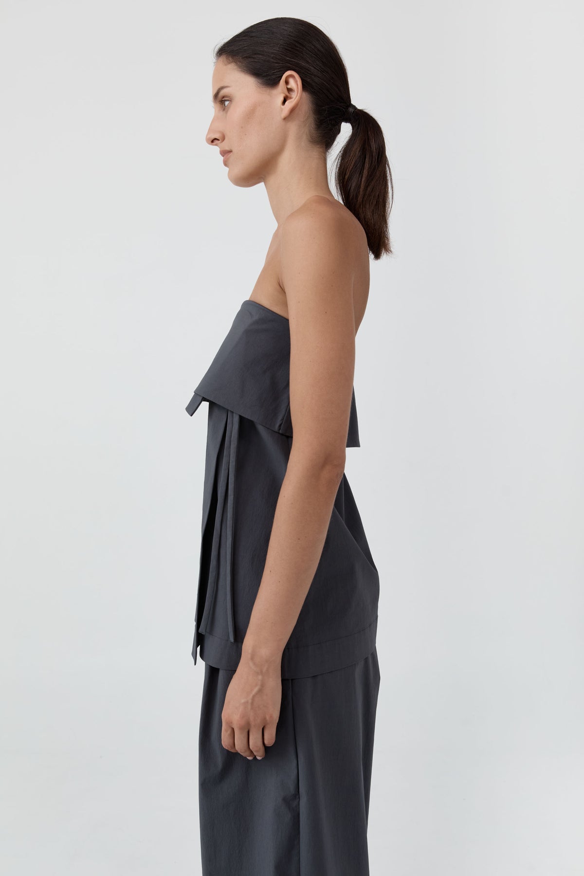Strapless Wrap Top - Iron Glaze
