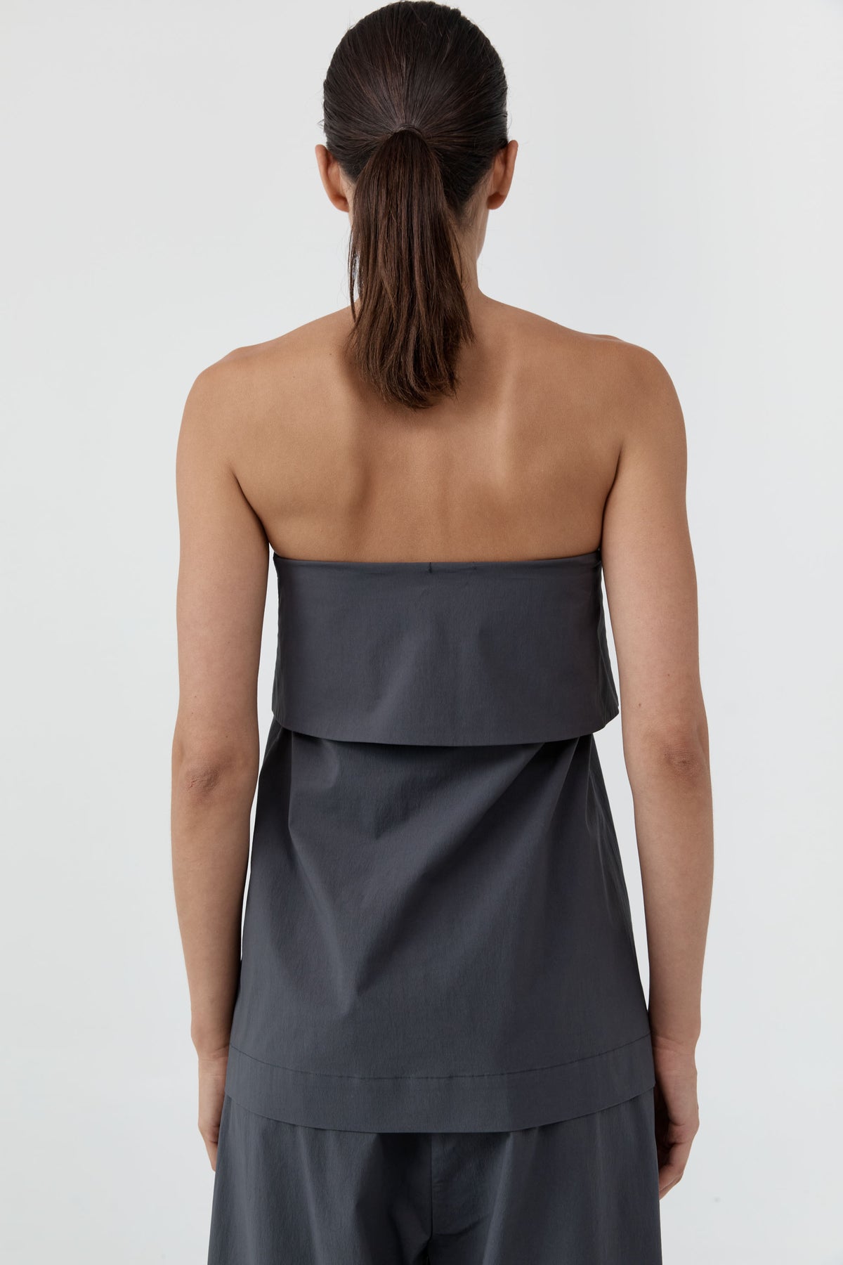 Strapless Wrap Top - Iron Glaze