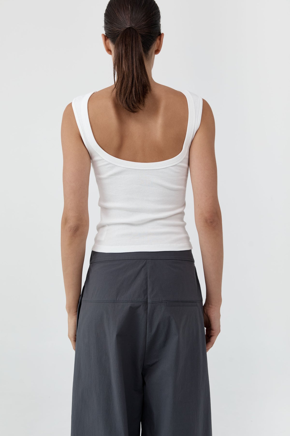 Organic Cotton Ballerina Top - White
