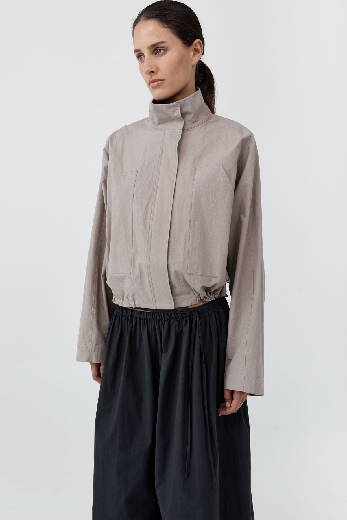 Technical Cotton Carpenter Jacket - Grey Stone