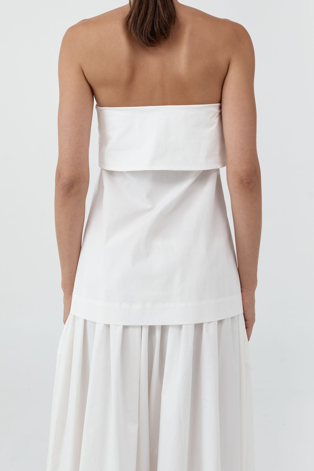 Strapless Wrap Top - Off White