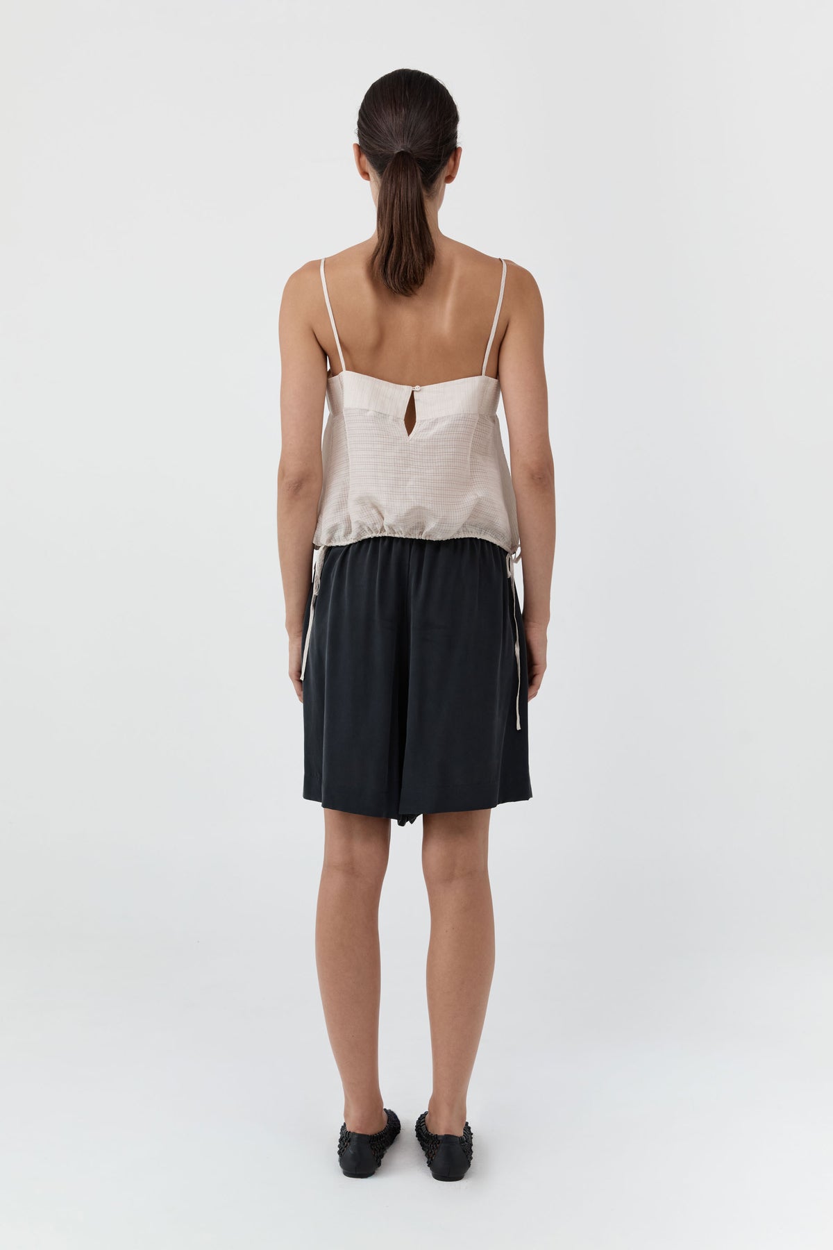 Silk Everyday Relaxed Shorts - Black