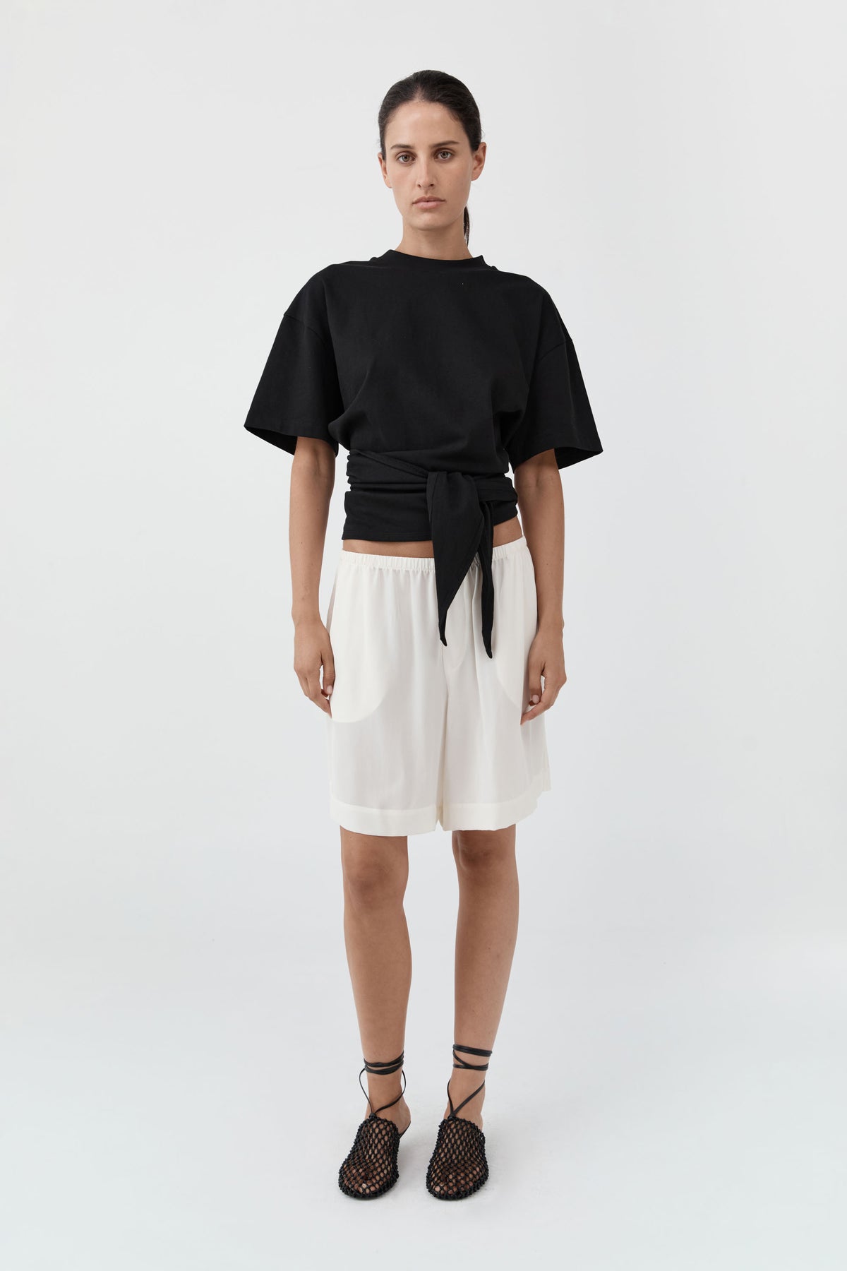 Silk Everyday Relaxed Shorts - Tofu