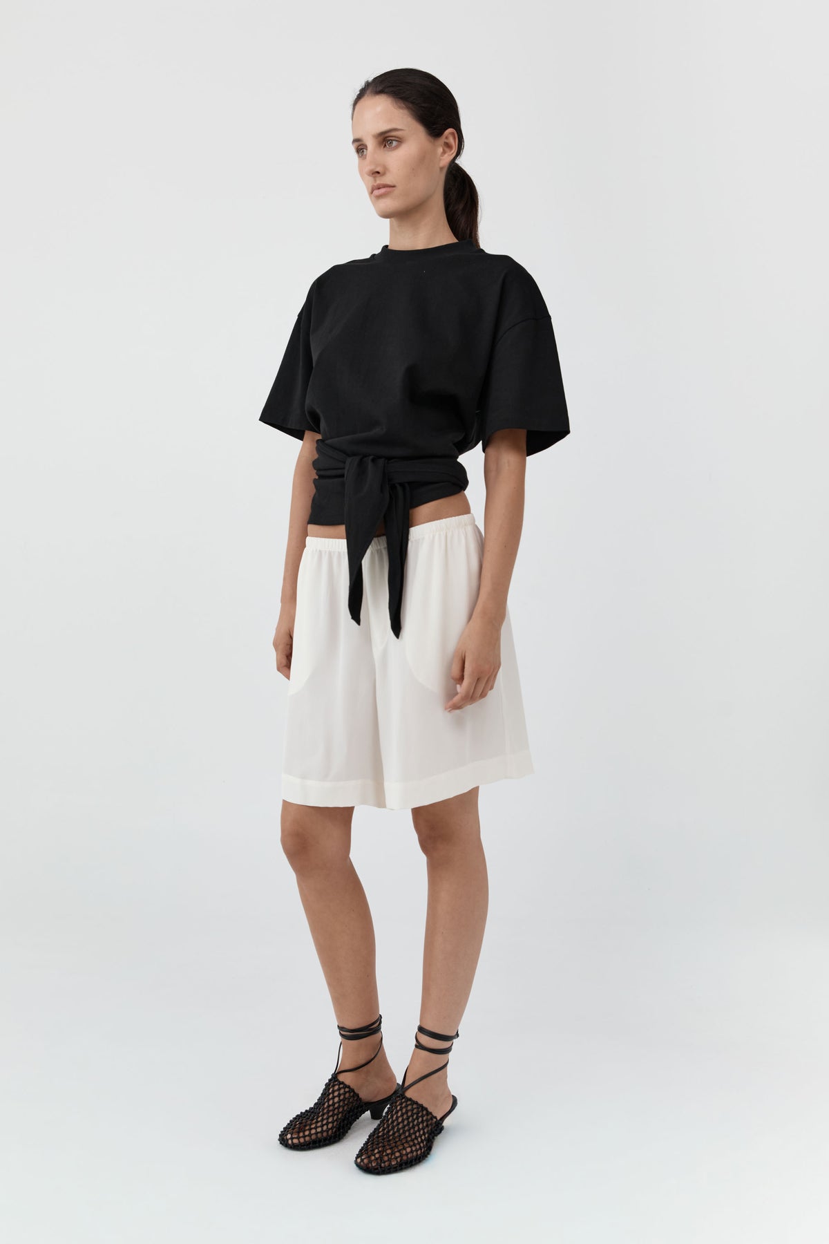 Silk Everyday Relaxed Shorts - Tofu