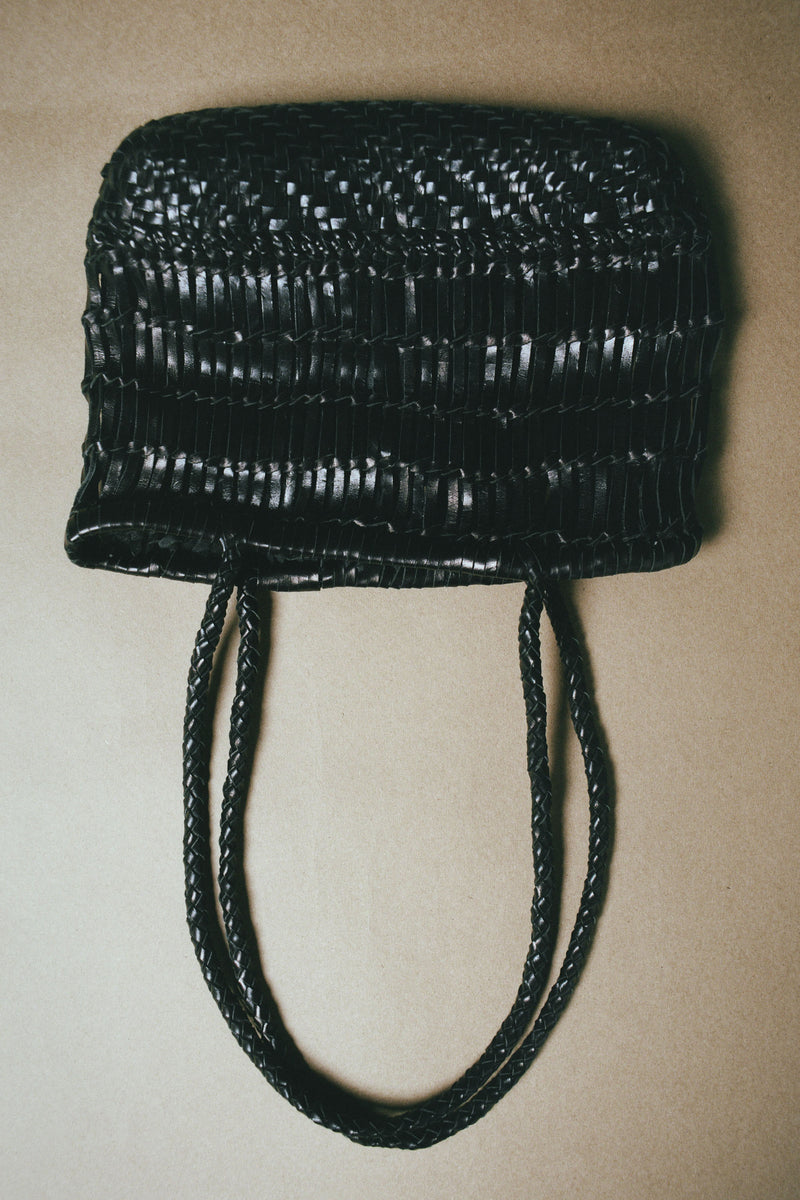 Textured Petit Bagu - Black