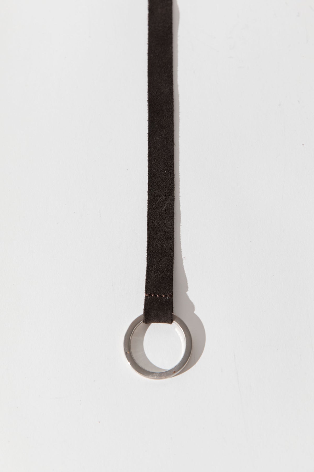 Suede Tie Belt - Coffee