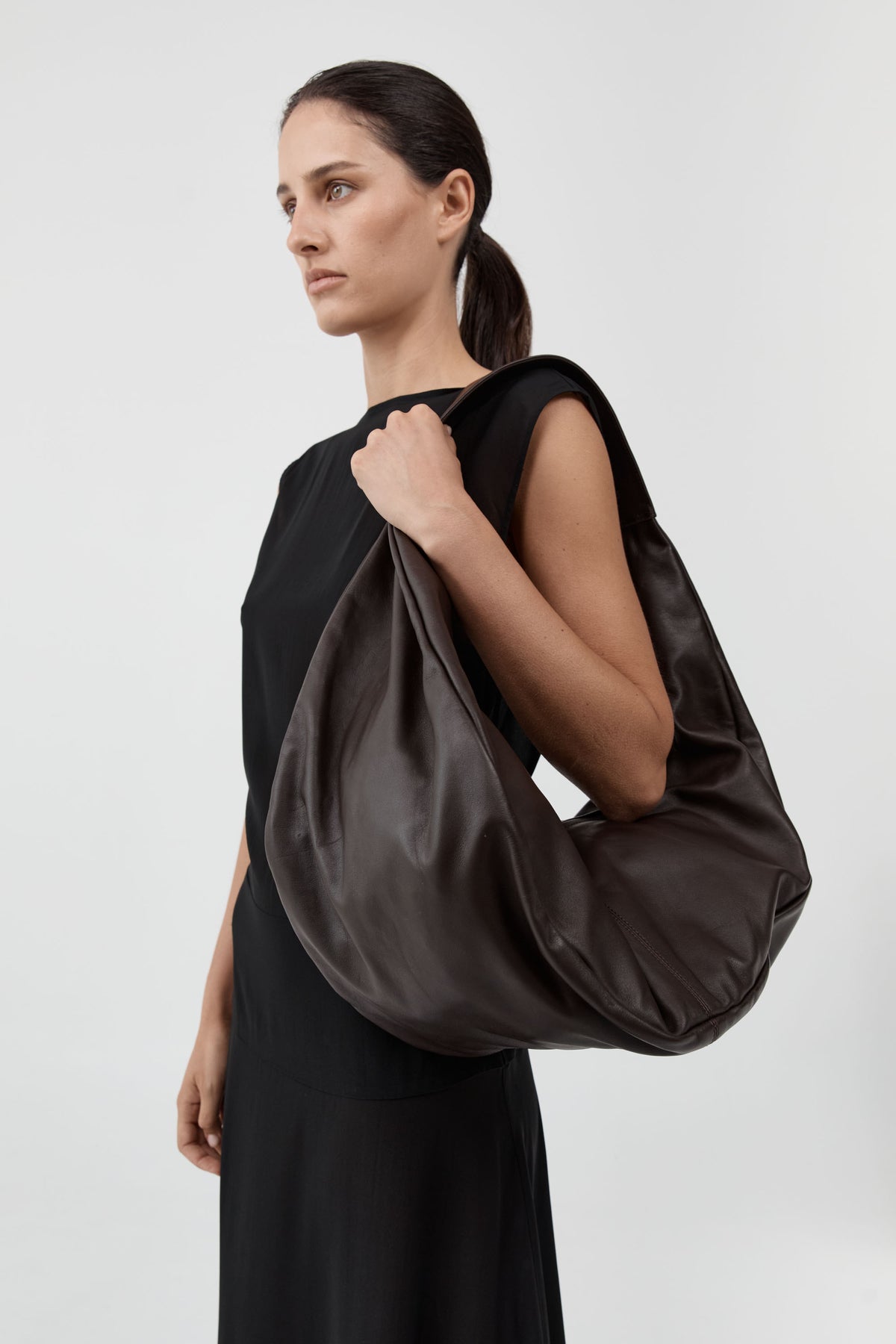 Large Crossbody Bag - Coffee