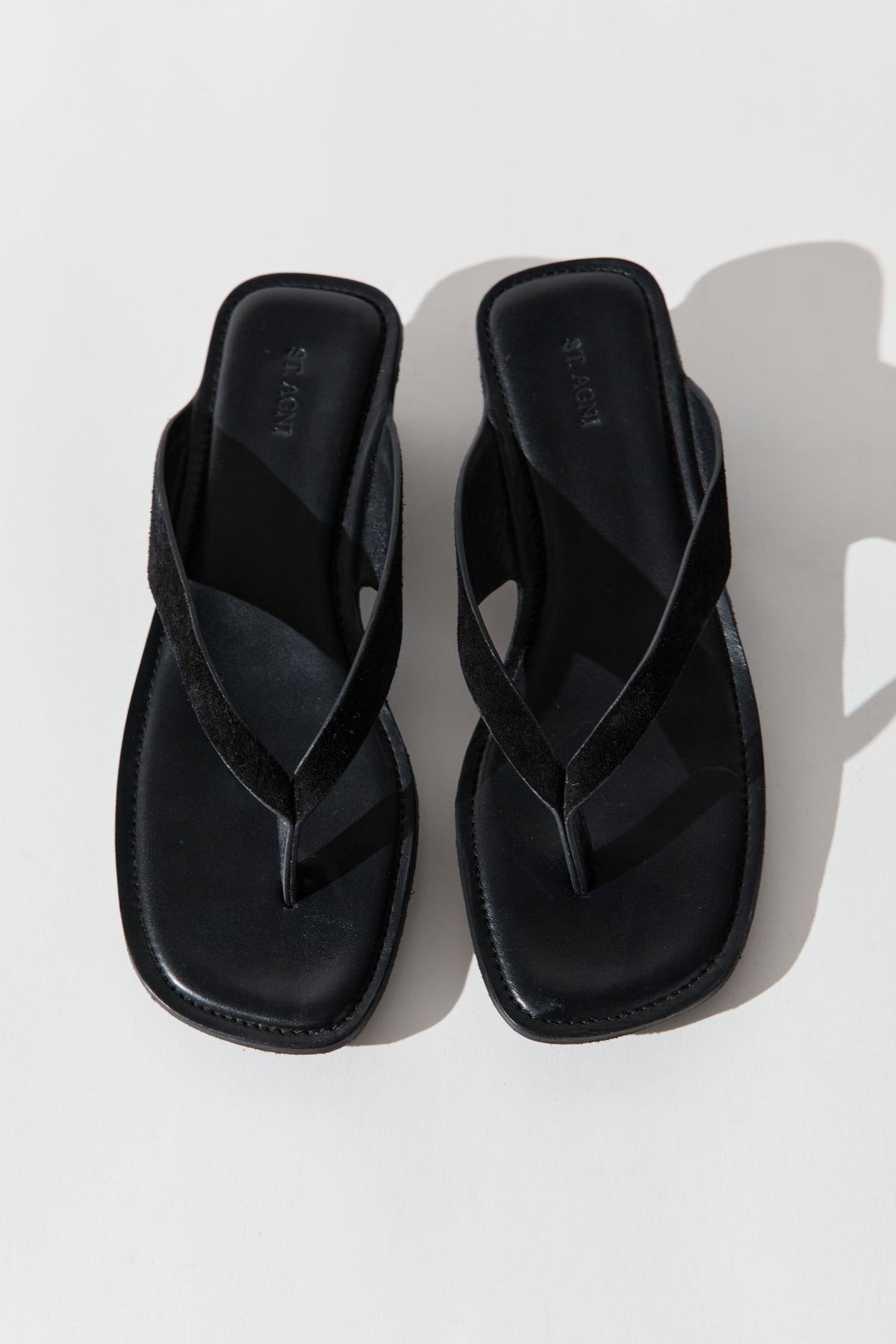 Suede Opanka Heel - Black