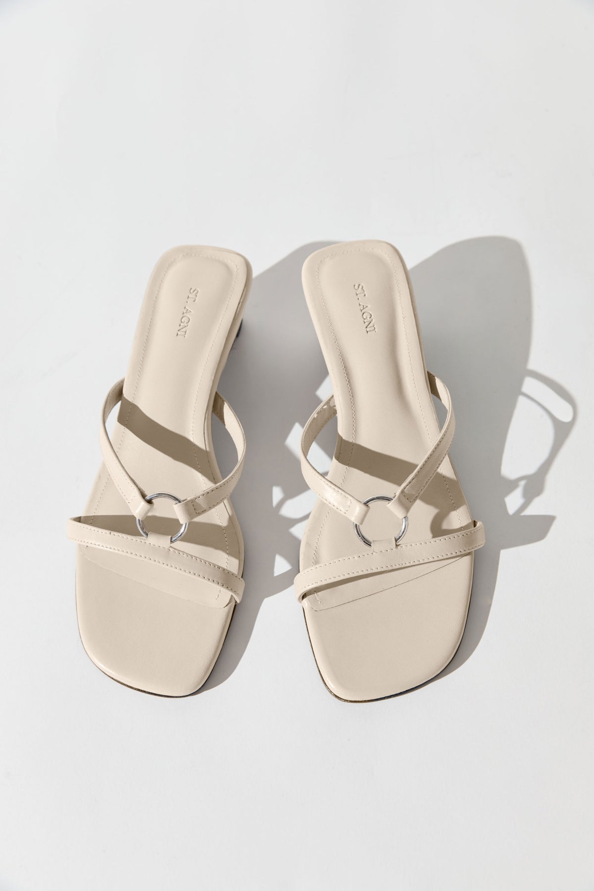 Multi Strap Heel - Off White