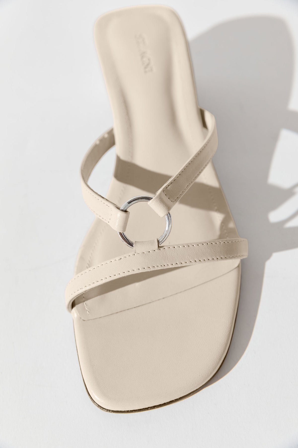 Multi Strap Heel - Off White