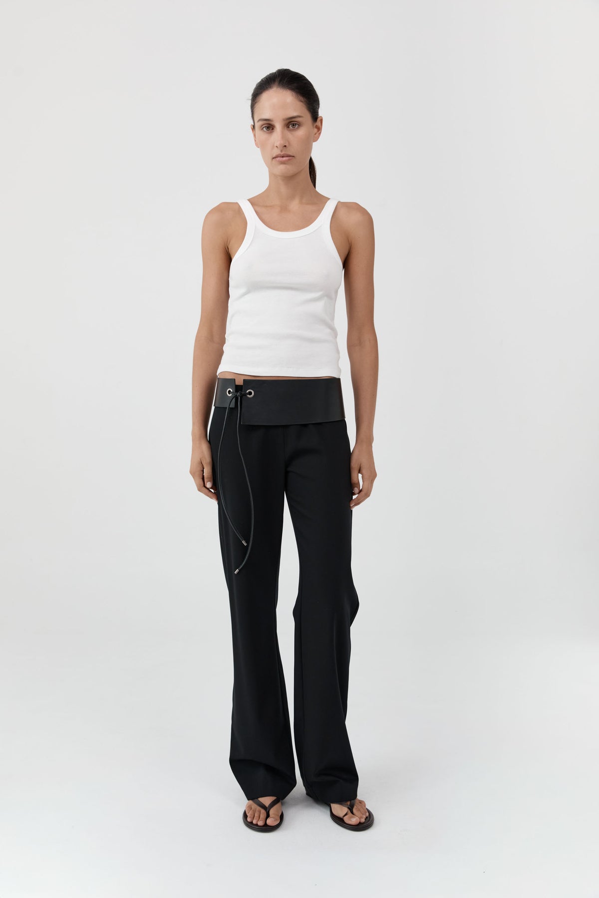 Asymmetric Belt - Black