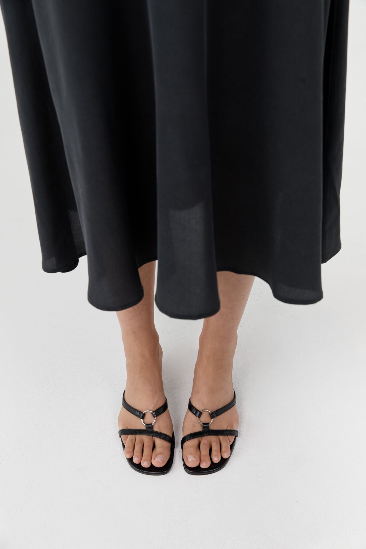 Multi Strap Heel - Black