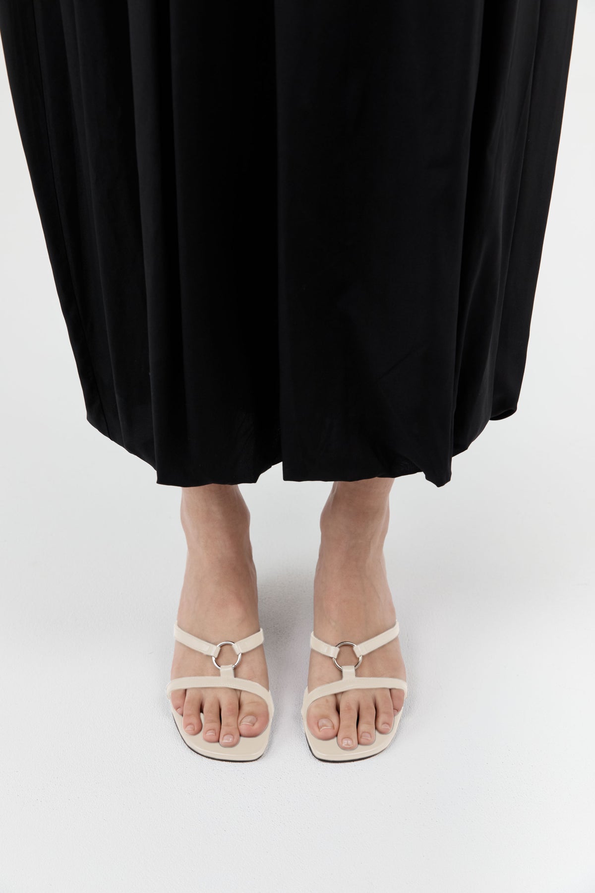 Multi Strap Heel - Off White