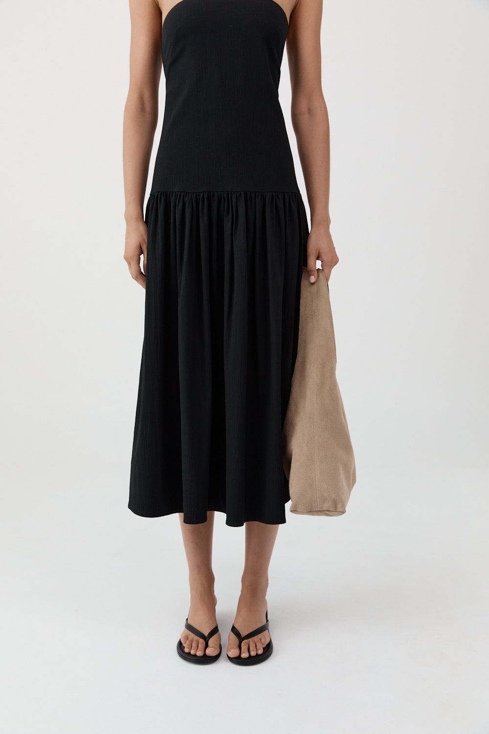 Suede Soft Bag - Papyrus