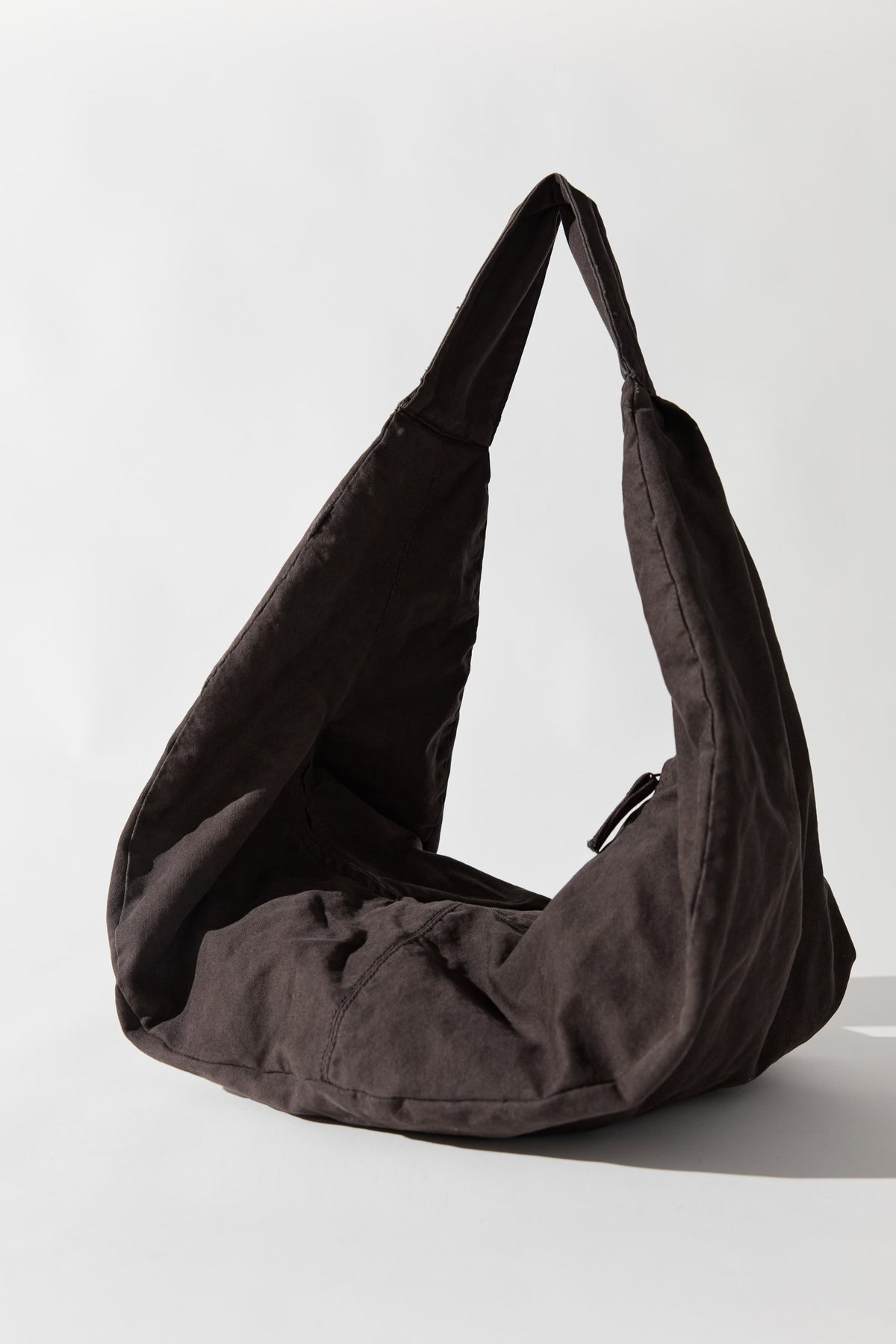 Canvas Large Crossbody Bag - Ash