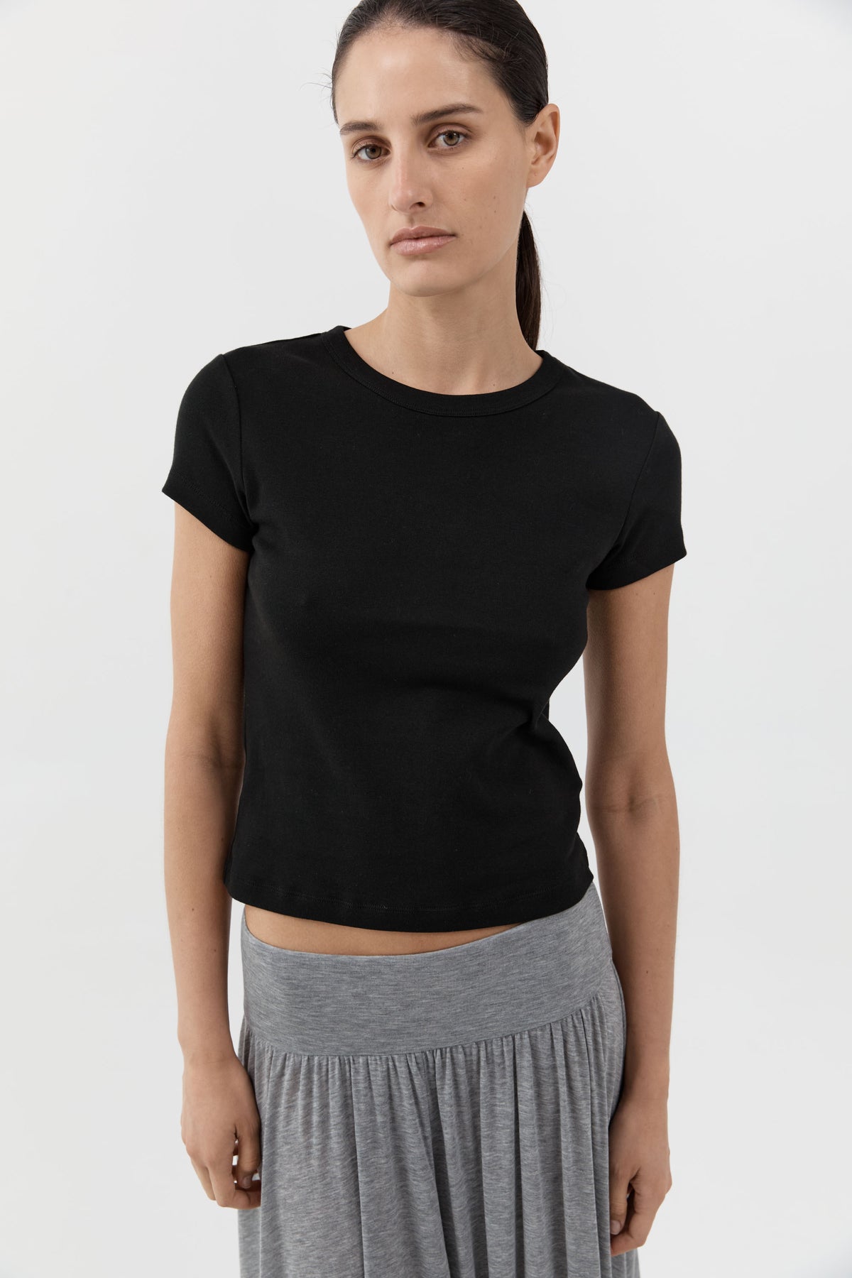 Organic Cotton Baby Tee - Jet Black