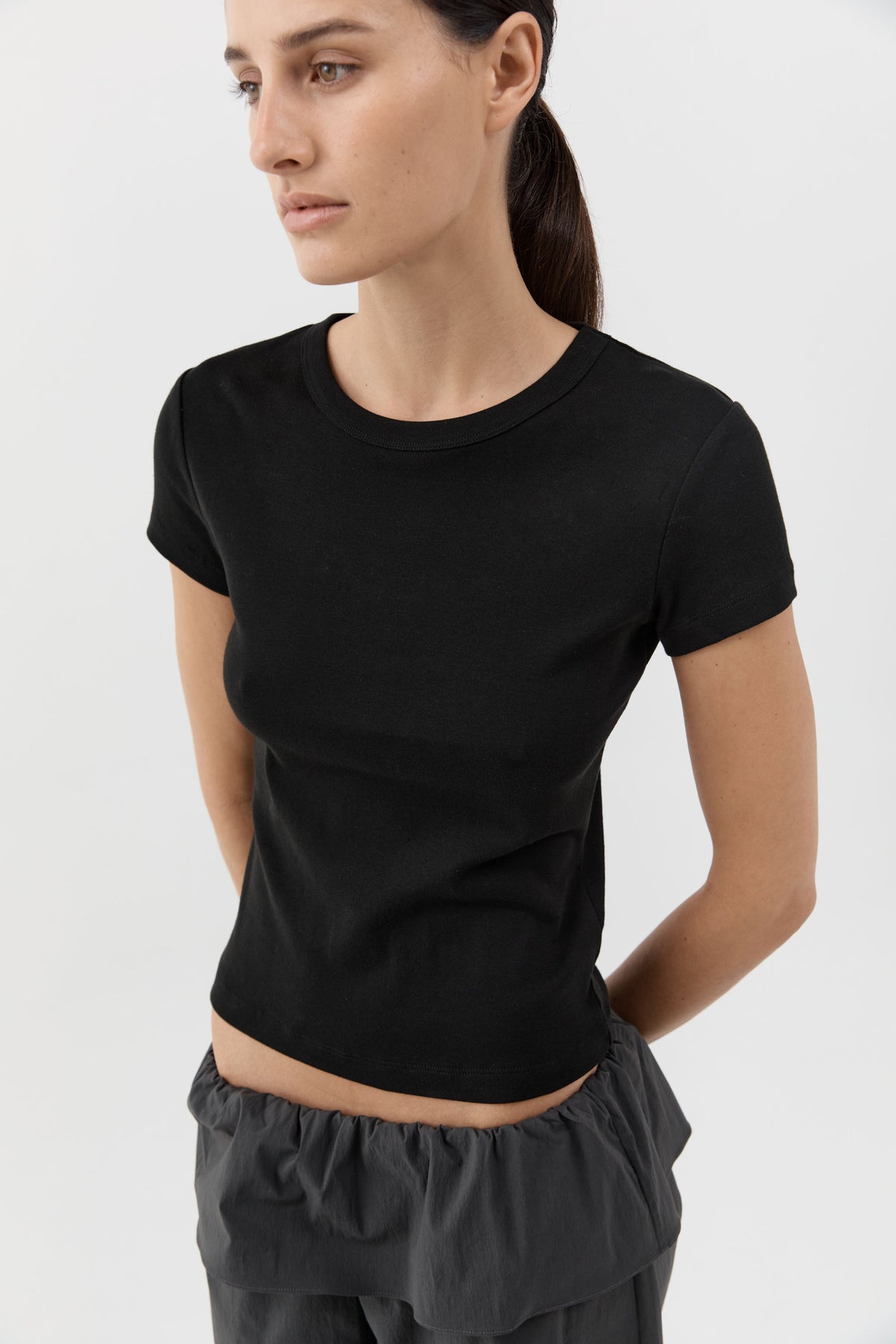 Organic Cotton Baby Tee - Jet Black