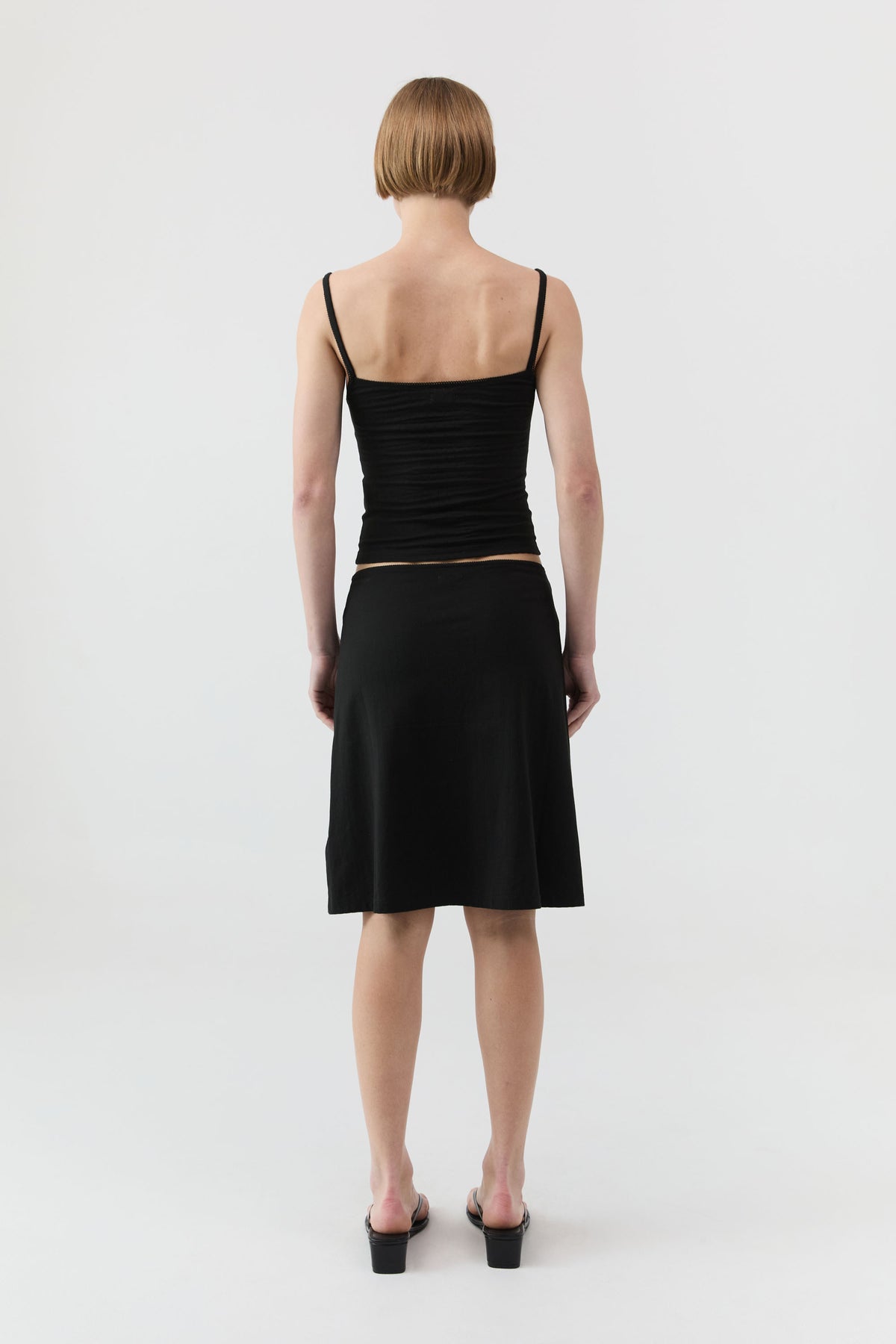 Pointelle Cami - Black