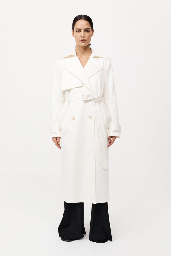 Classic Trench Coat - Off White