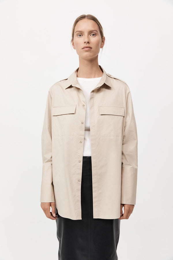 Classic Utility Shirt - Champagne