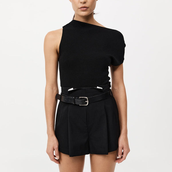 ADEAM アディアム Asagao Knit Top ニット S ブラック ADEAM アディアム Asagao Knit Top ニット S ブラック