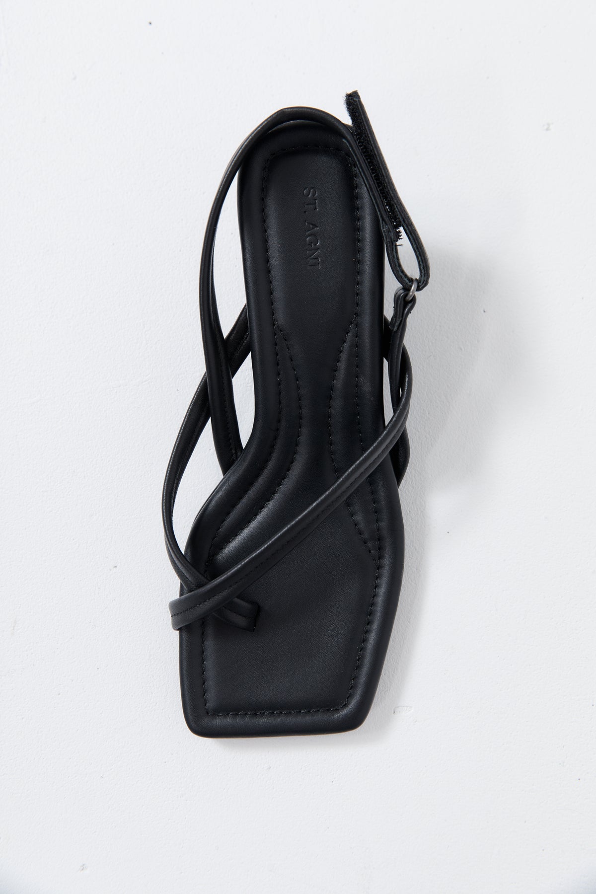 Cross Detail Heel - Black