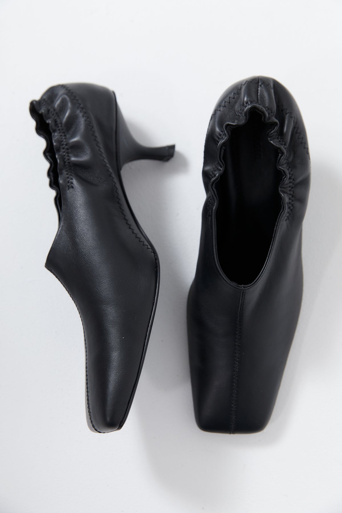 Square Glove Heel - Black
