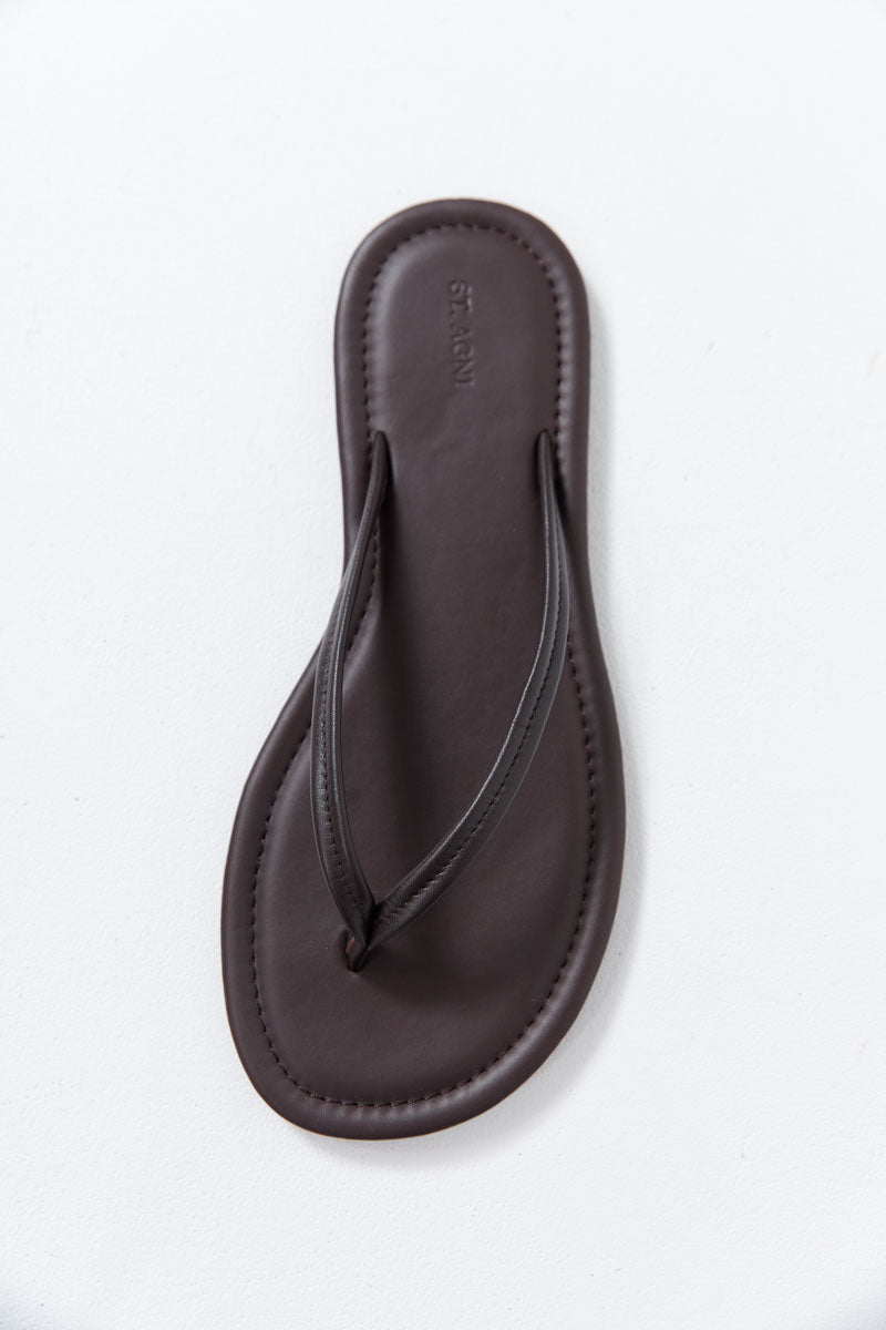 Thong Detail Slide - Coffee