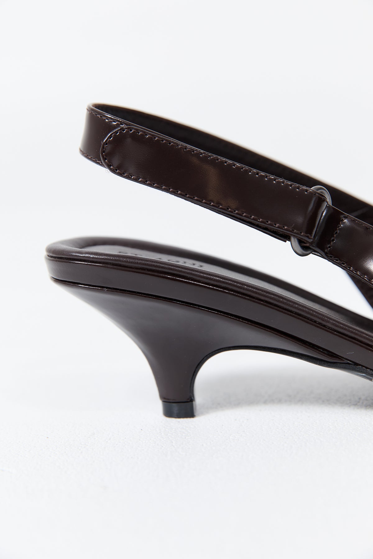 Utility Sling Back Heel - Coffee