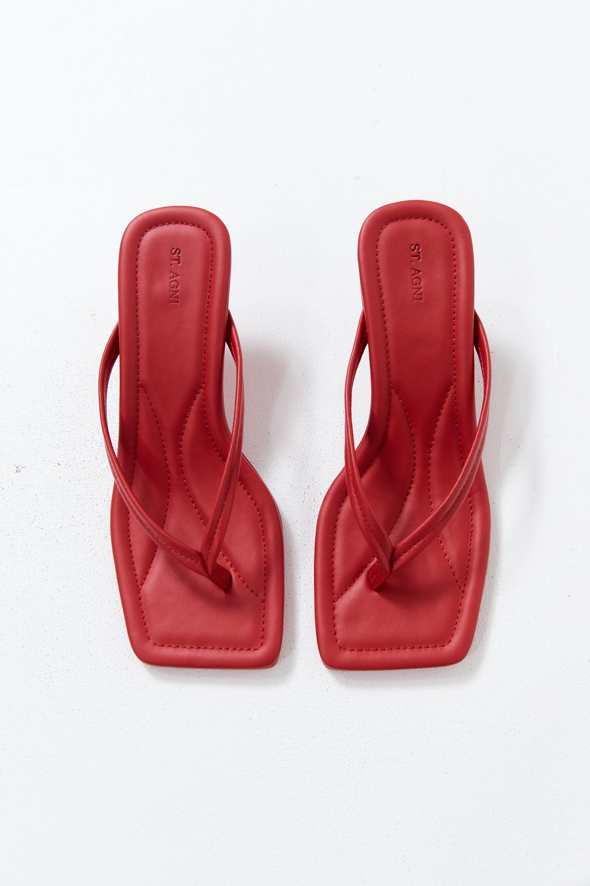 Thong Detail Heel - Rosso