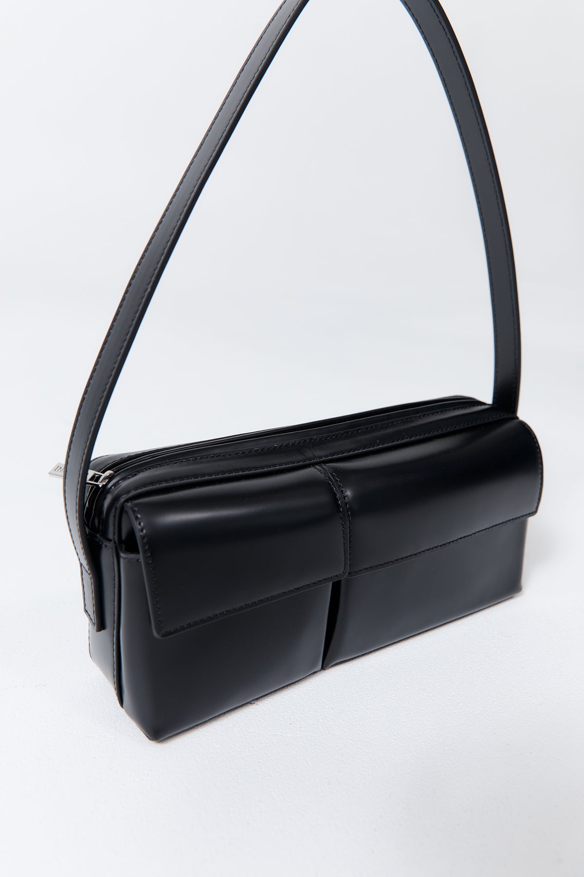 90s Utility Shoulder Bag - Black