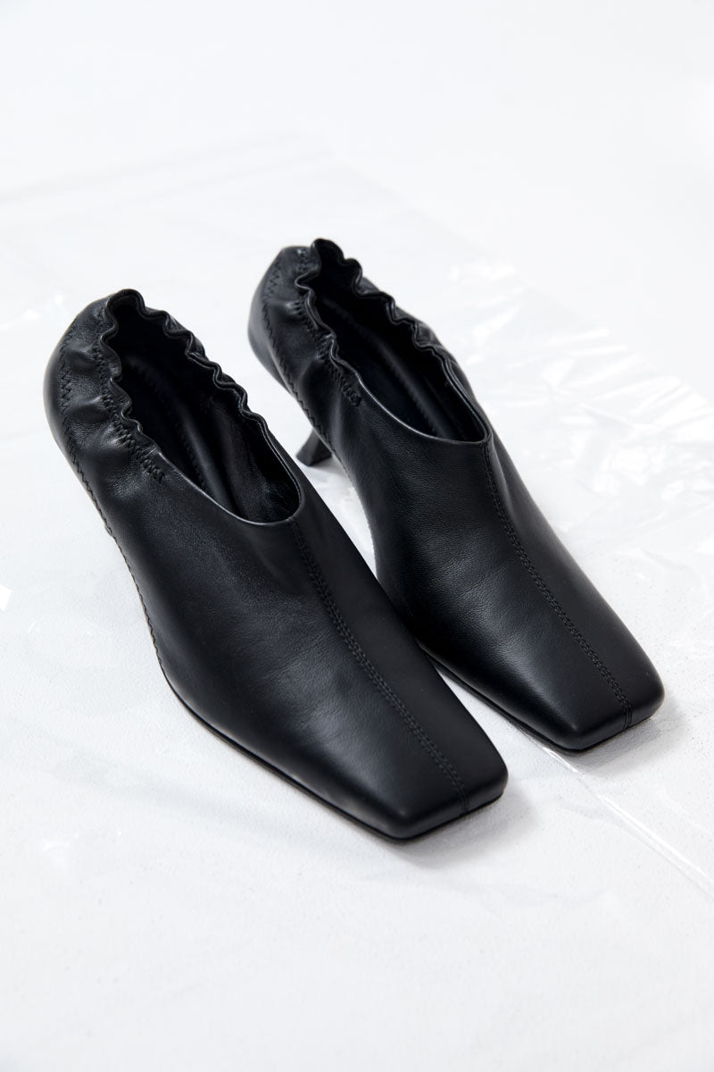 Square Glove Heel - Black