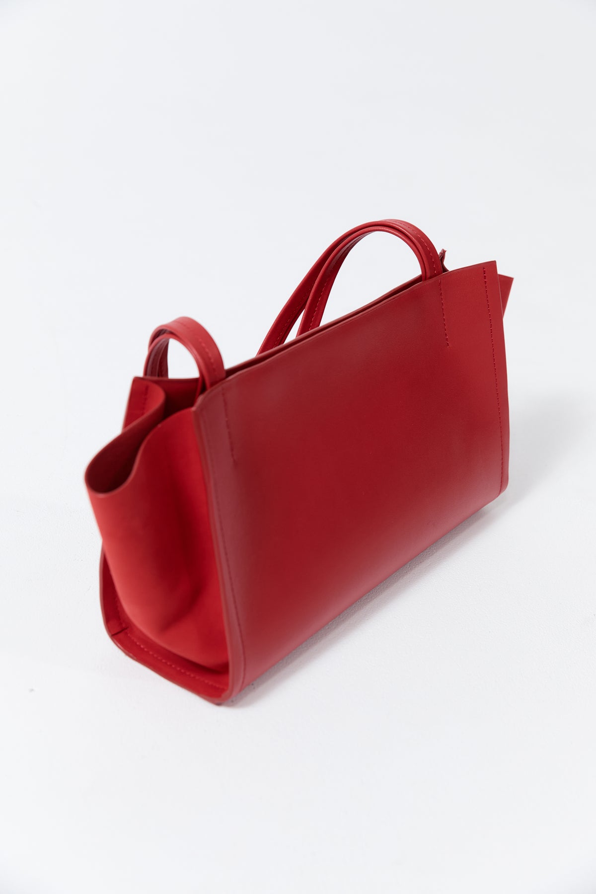 Slim Wonton Tote - Rosso