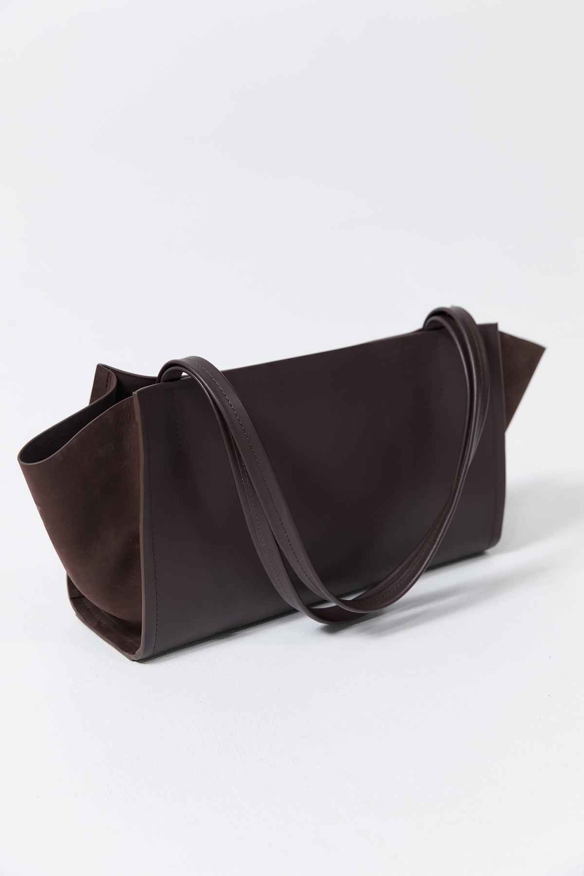 Slim Wonton Tote - Coffee